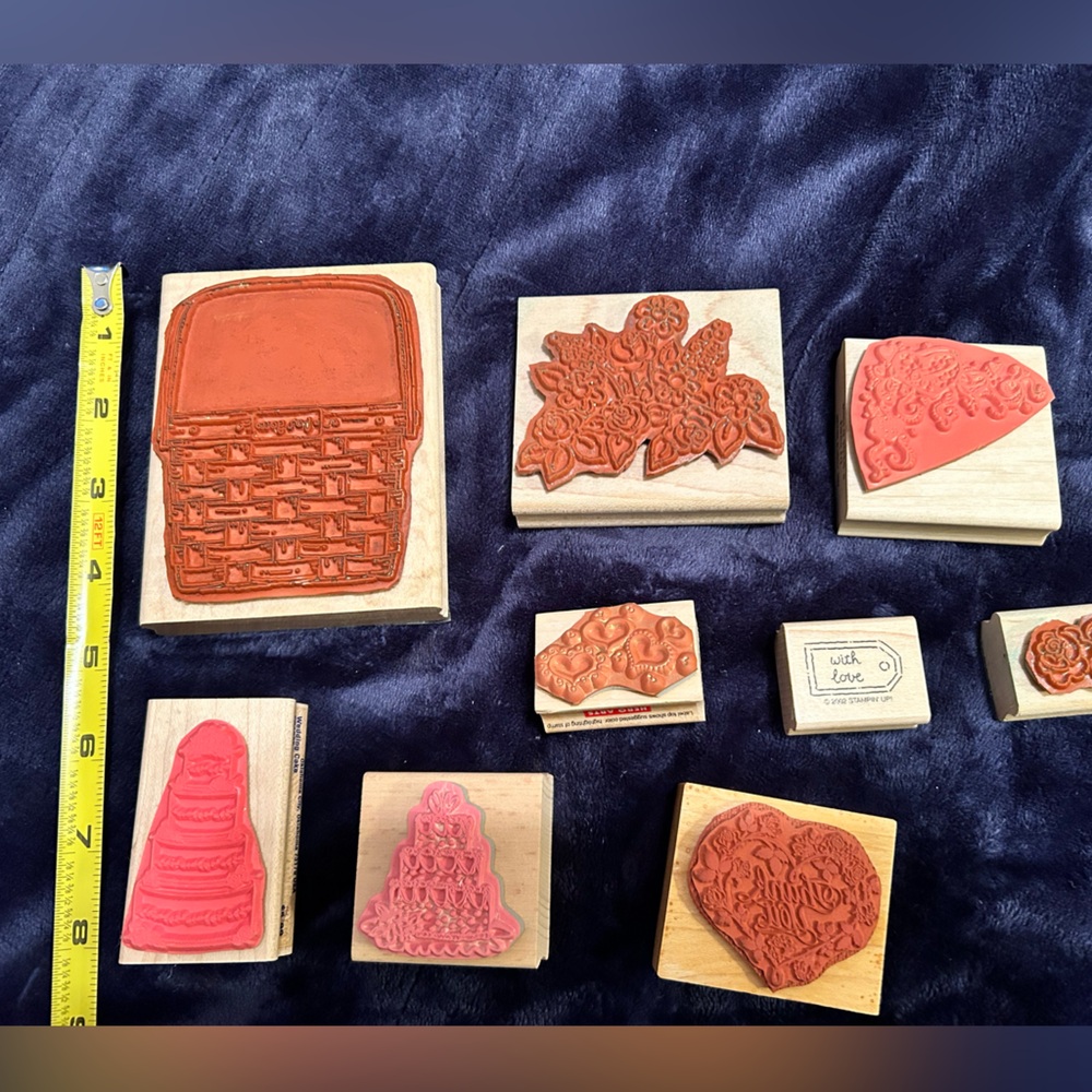 Assorted Decorative Rubber Stamps - Picture 3 of 3